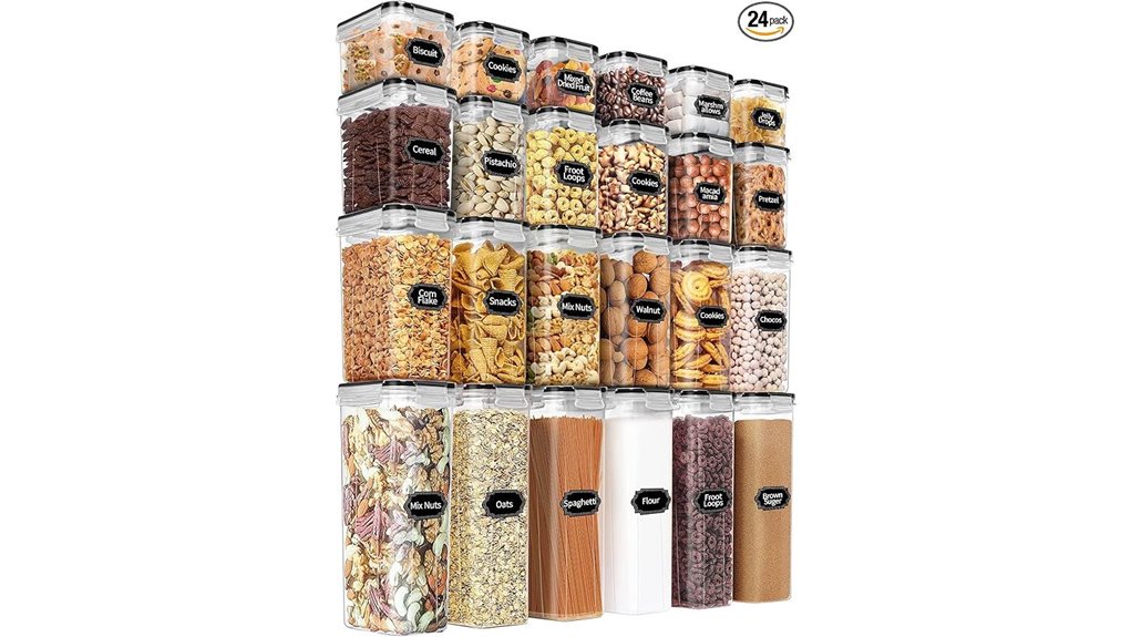 24 piece food storage set
