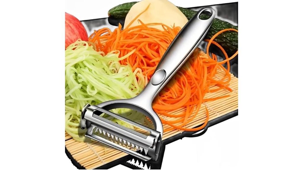 2 in 1 vegetable peeler