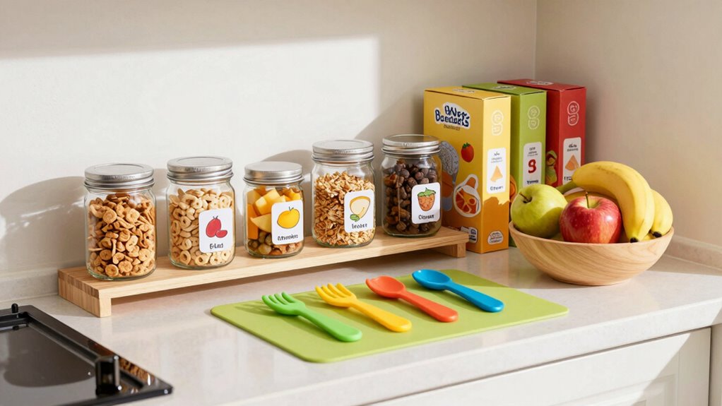 accessible breakfast station setup