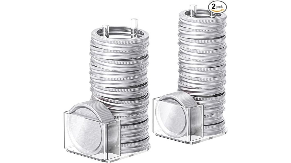 acrylic mason jar organizer