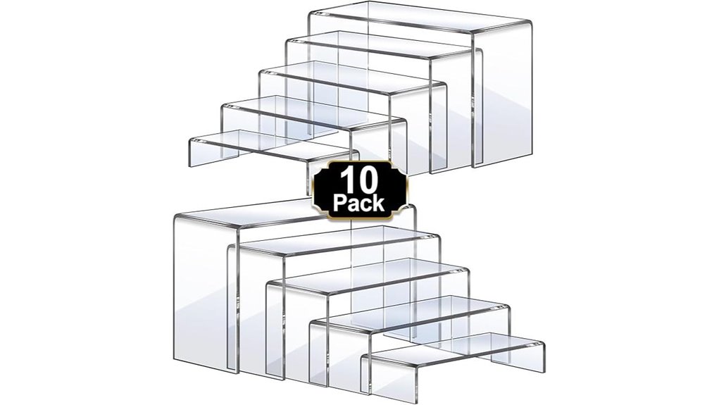 acrylic risers for decor