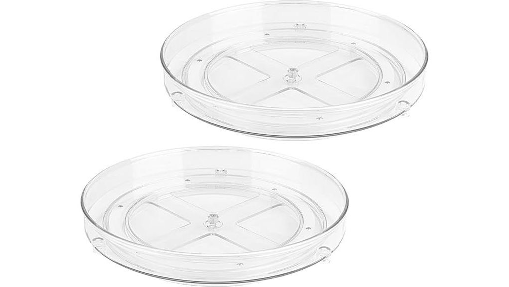 acrylic rotating storage solution