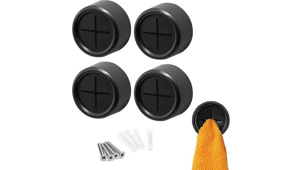 adhesive hooks for towels