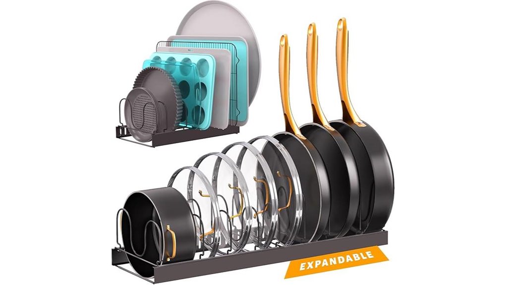 adjustable bakeware organizer dividers