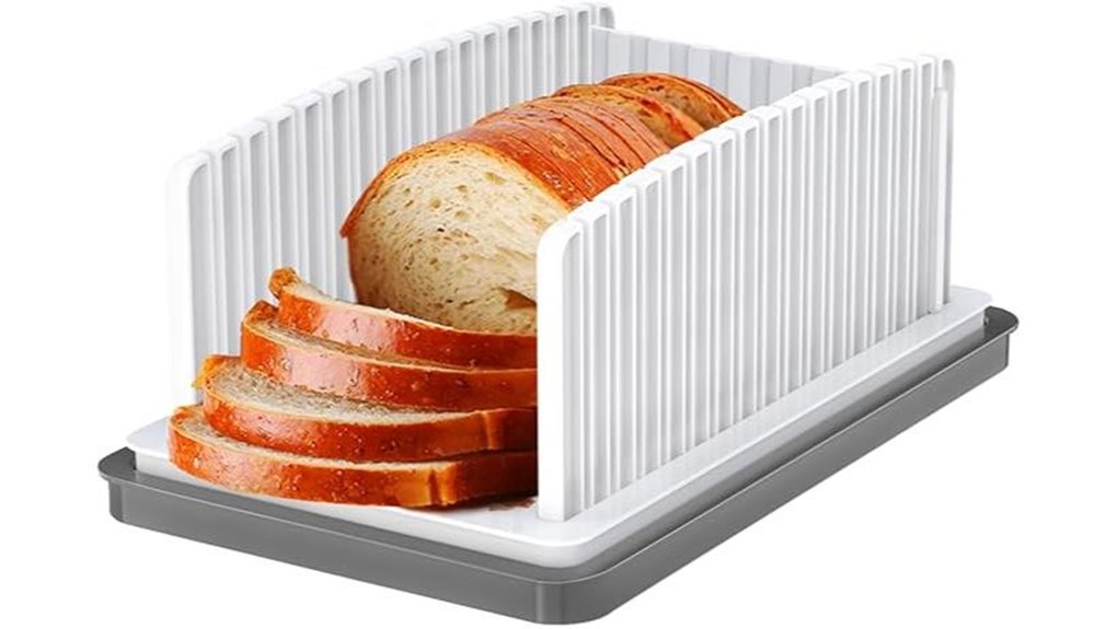 adjustable bread slicing tool