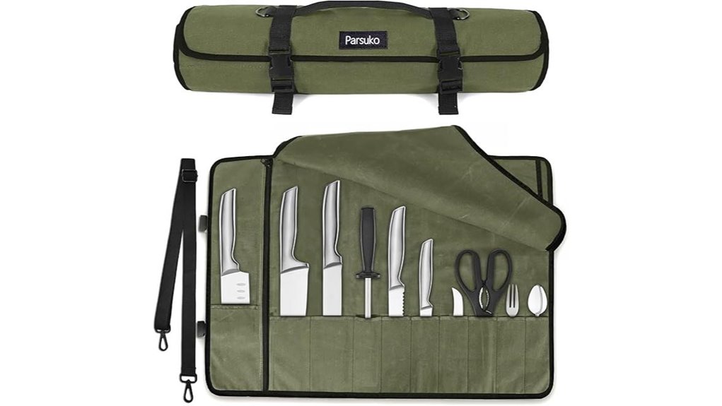 adjustable chef knife bag