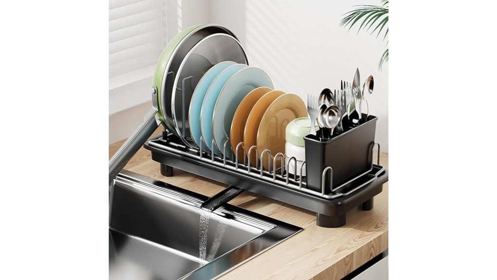 adjustable compact drying rack