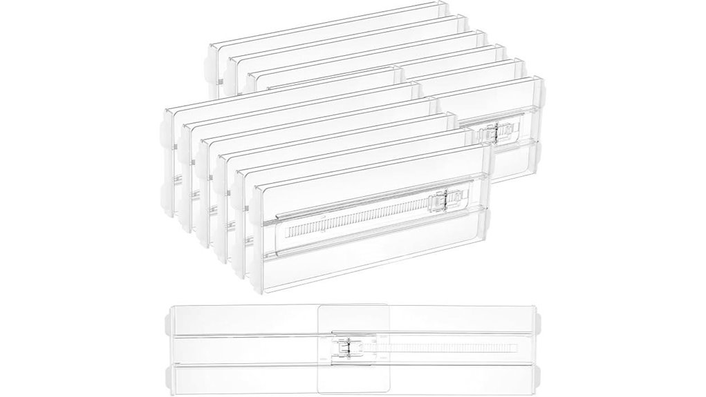 adjustable drawer dividers pack