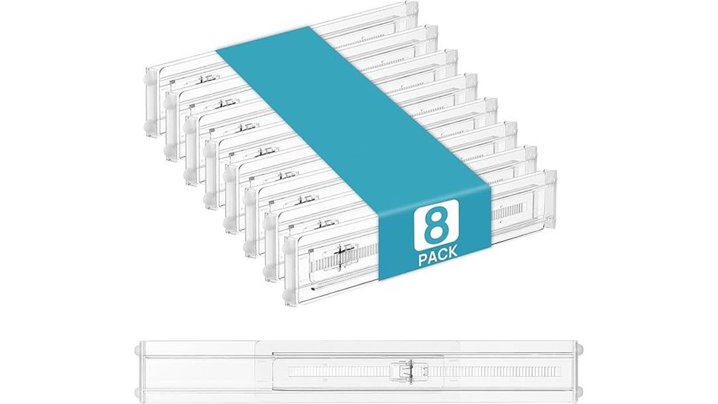 adjustable drawer organization solution