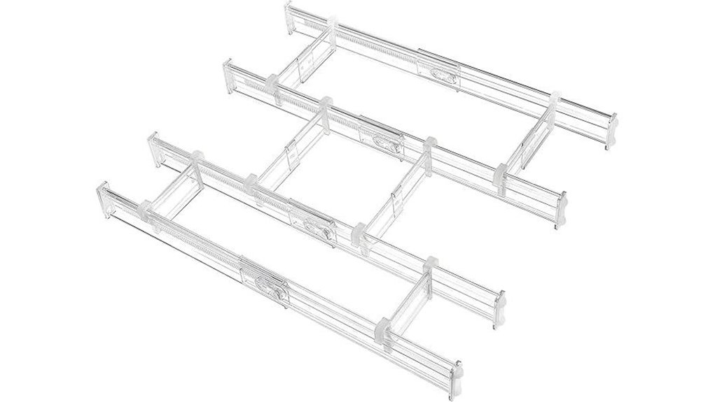 adjustable drawer organizer insert