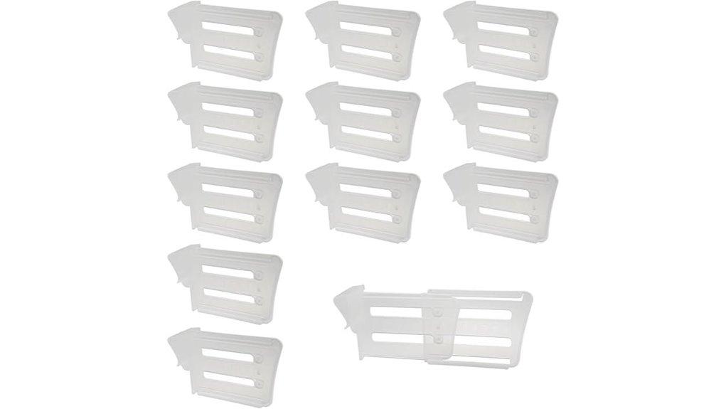 adjustable fridge shelf dividers