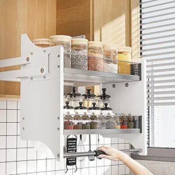 adjustable kitchen shelf organizer