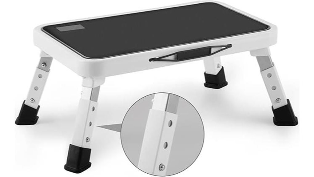 adjustable non slip stool