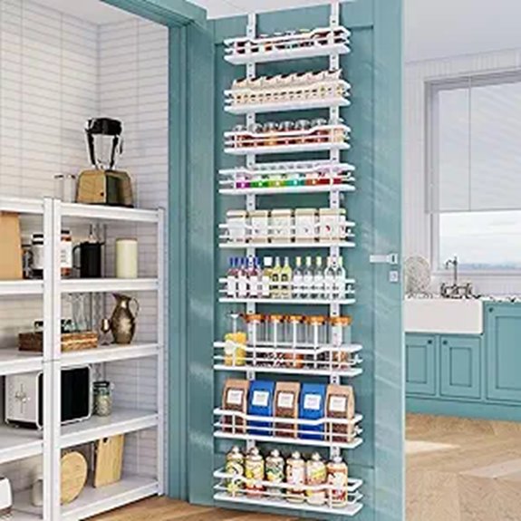 adjustable over door storage