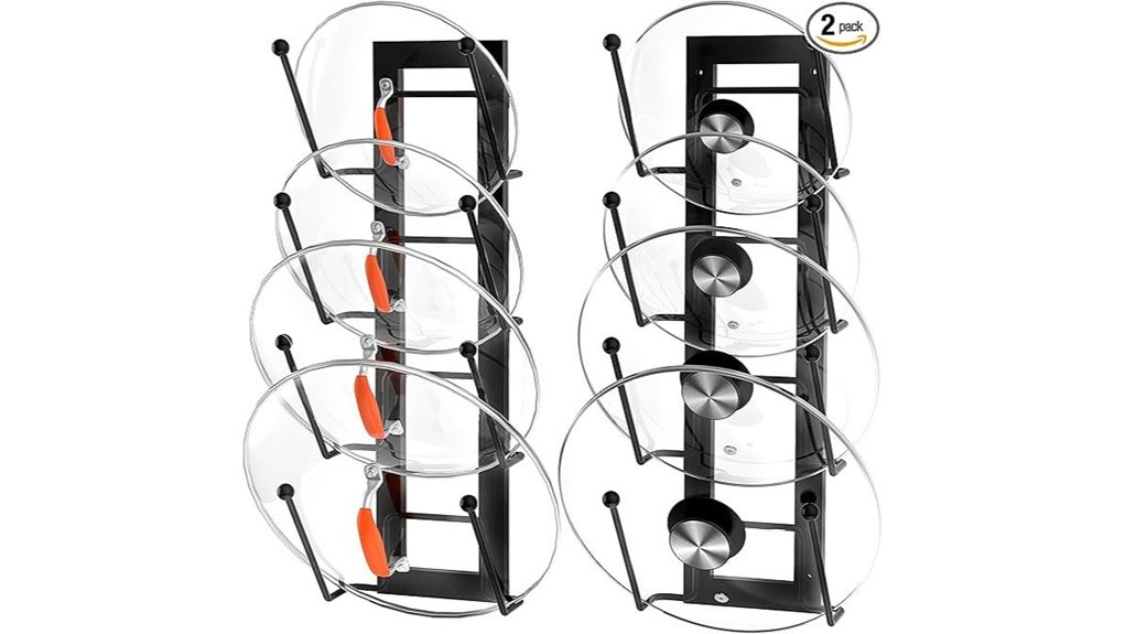 adjustable pot lid rack