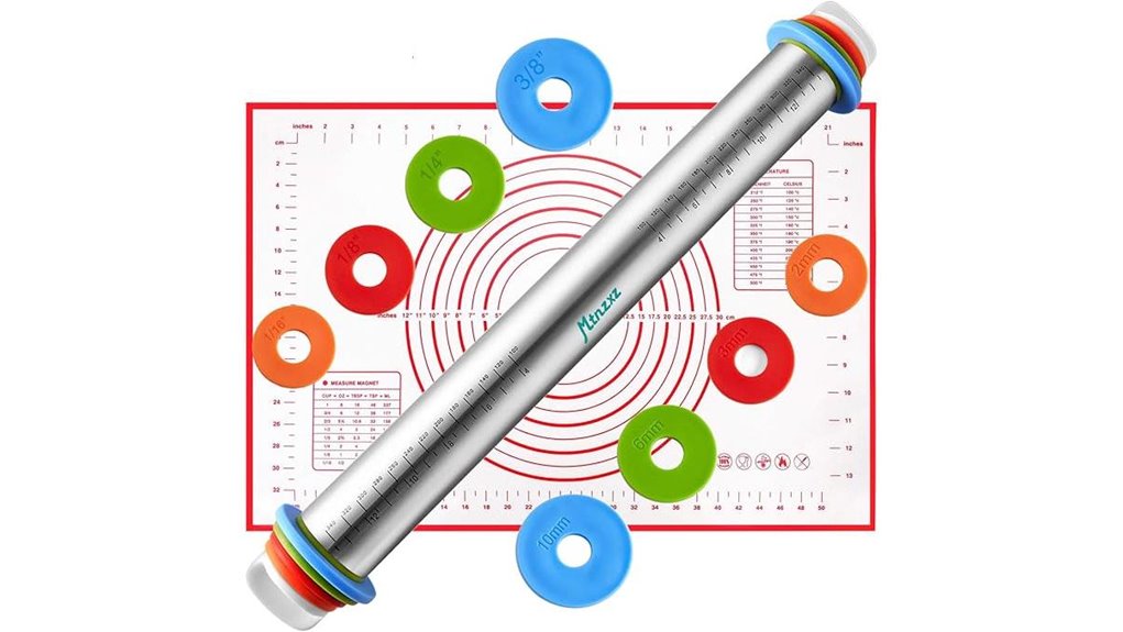 adjustable rolling pin set