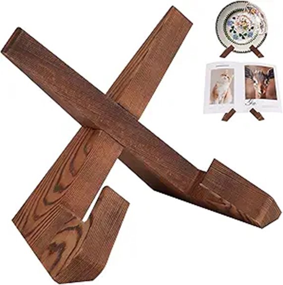 adjustable rustic cookbook stand