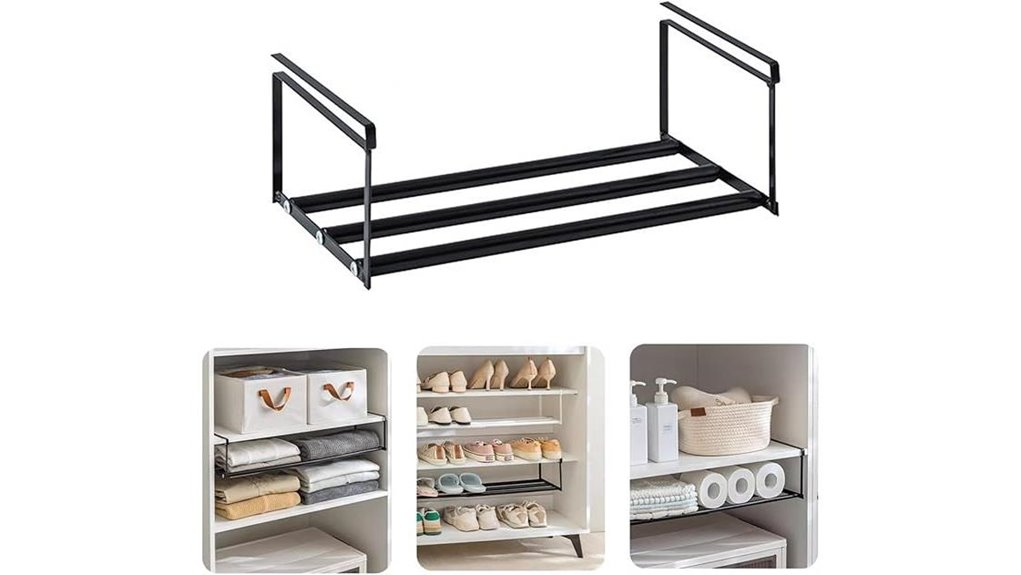 adjustable shoe storage rack