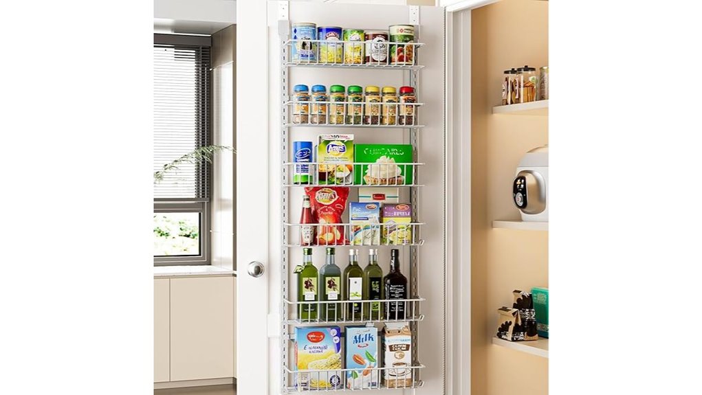 adjustable spice rack organizer