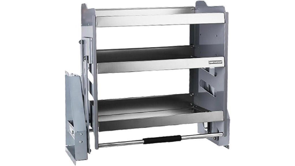 adjustable stainless steel organizer