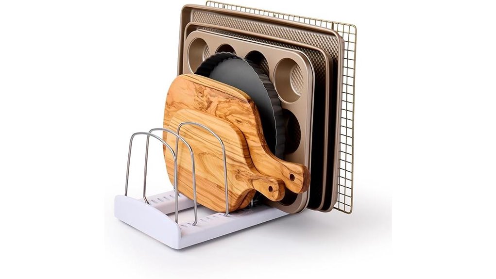 adjustable steel bakeware rack