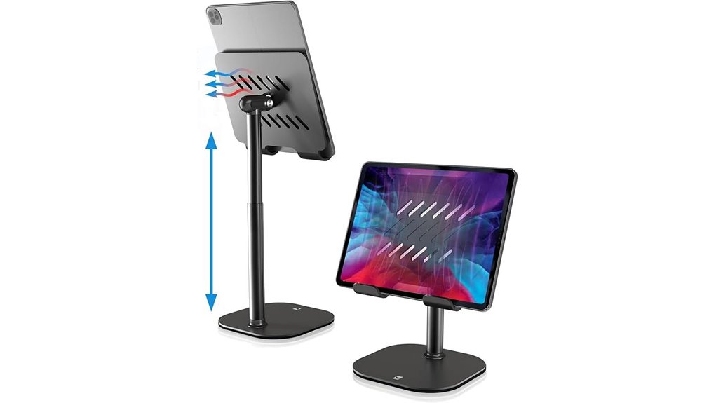 adjustable tablet stand desk