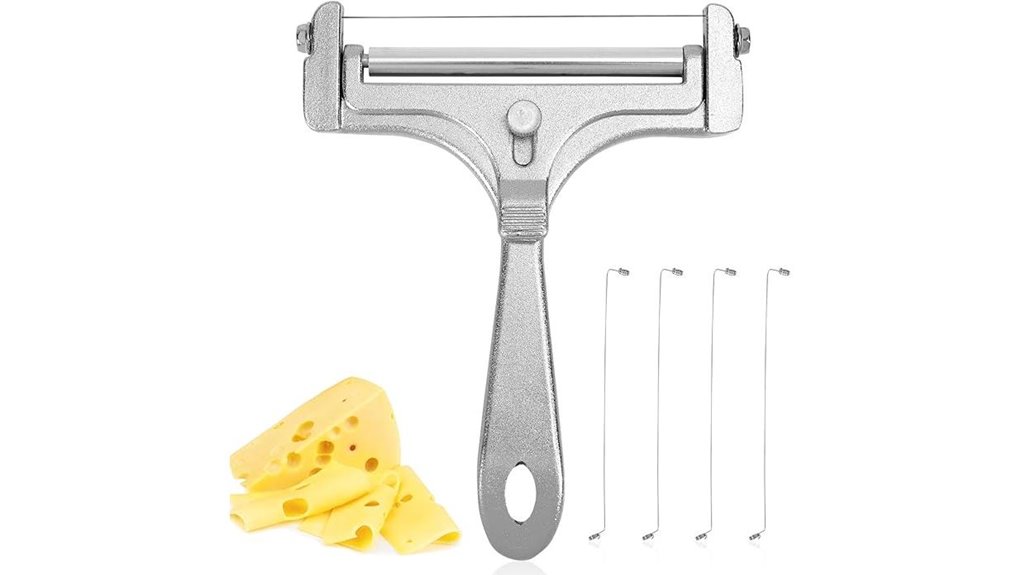adjustable wire cheese slicer