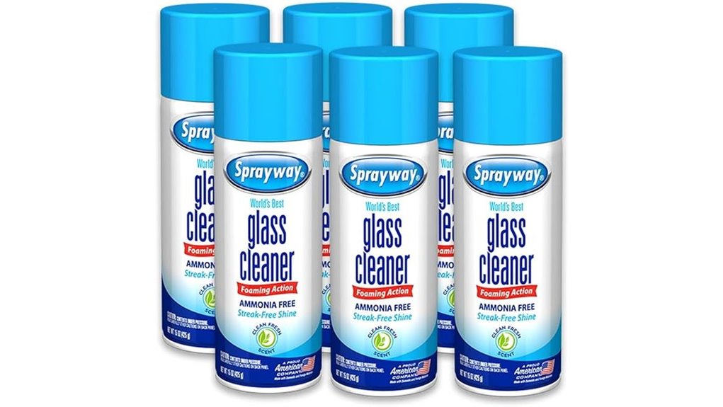 aerosol glass cleaner pack