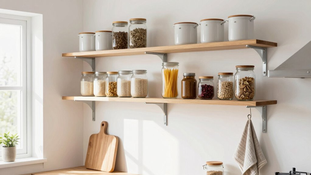 affordable open shelving solutions