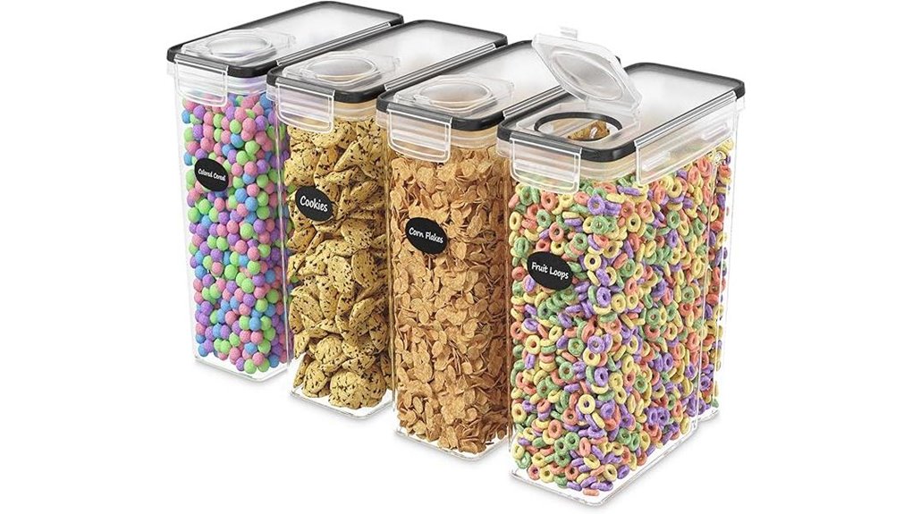 airtight cereal storage containers
