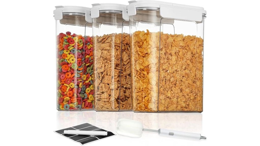 airtight cereal storage set