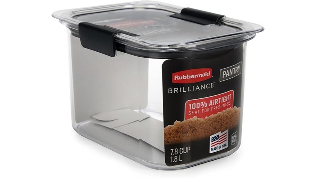 airtight food storage container