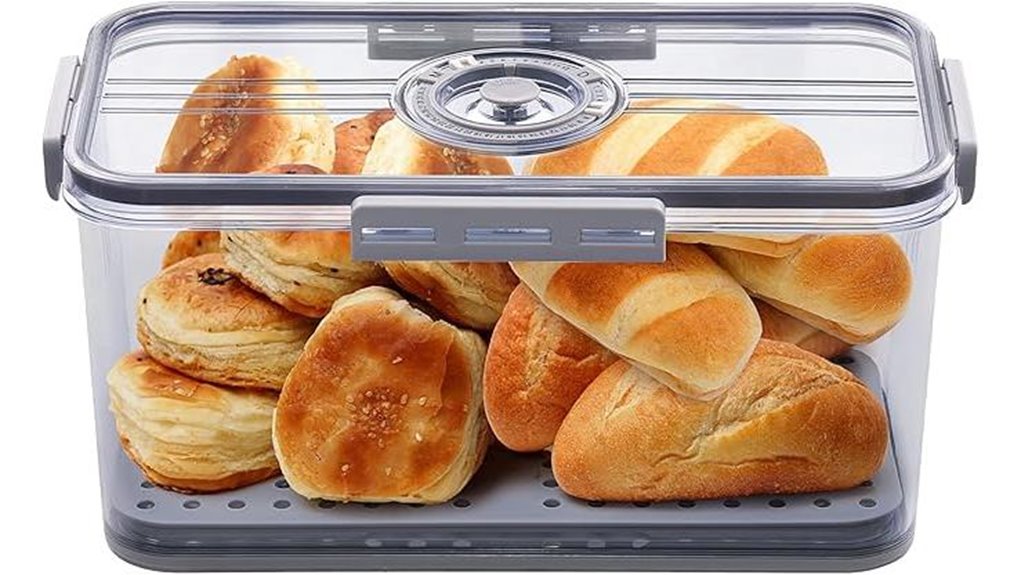 airtight kitchen bread storage