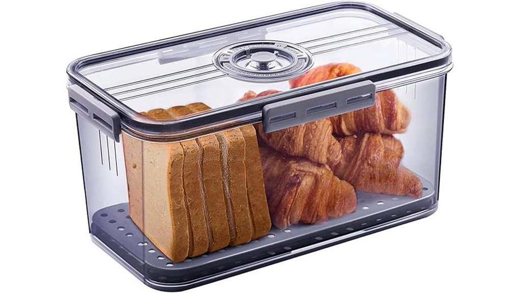 airtight kitchen bread storage