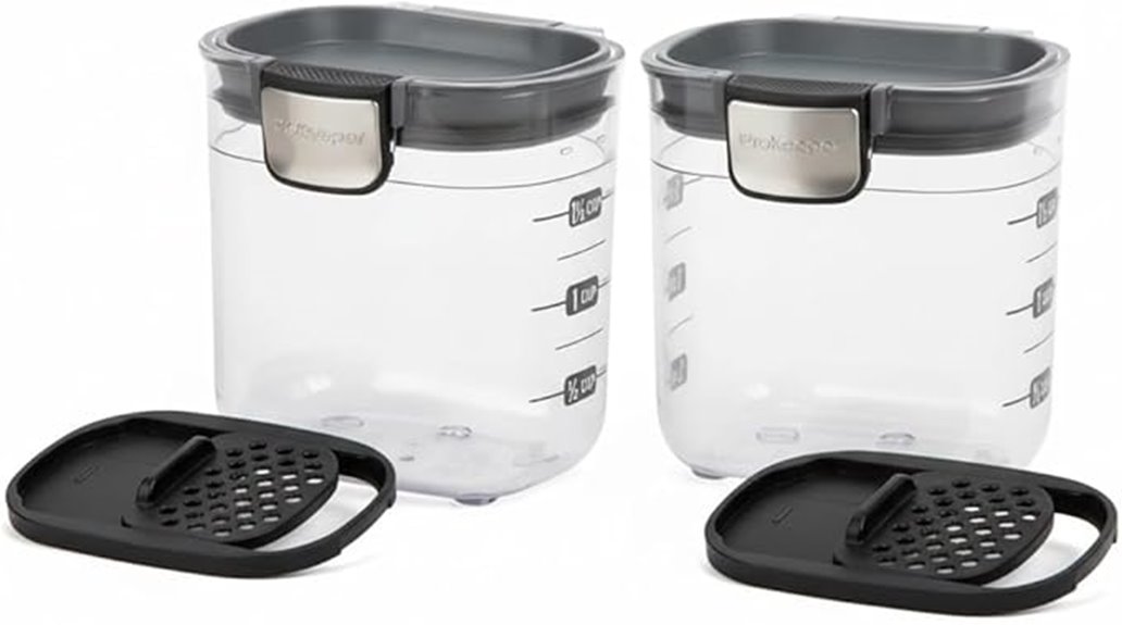 airtight mini storage containers