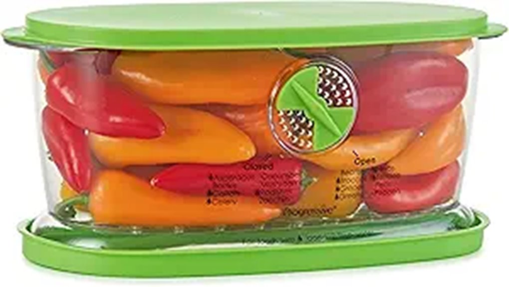 airtight produce storage container