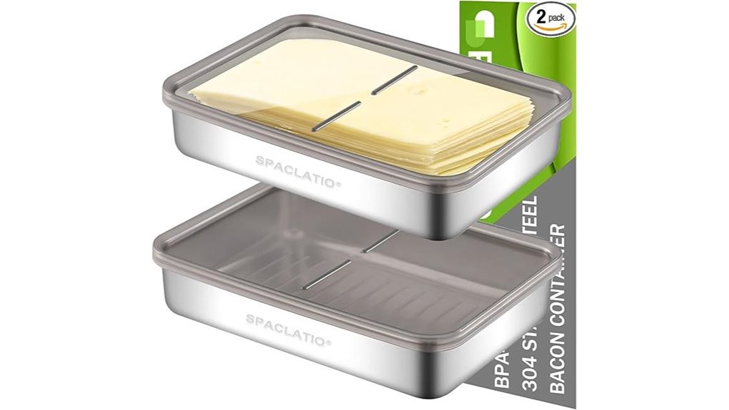 airtight stainless steel containers