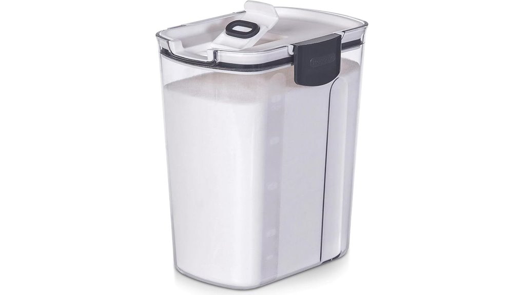 airtight sugar and bread container