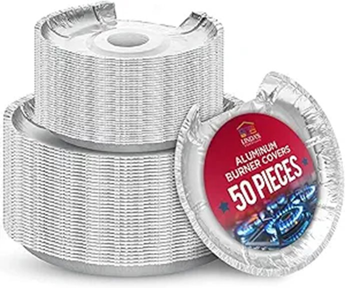 aluminum disposable burner covers
