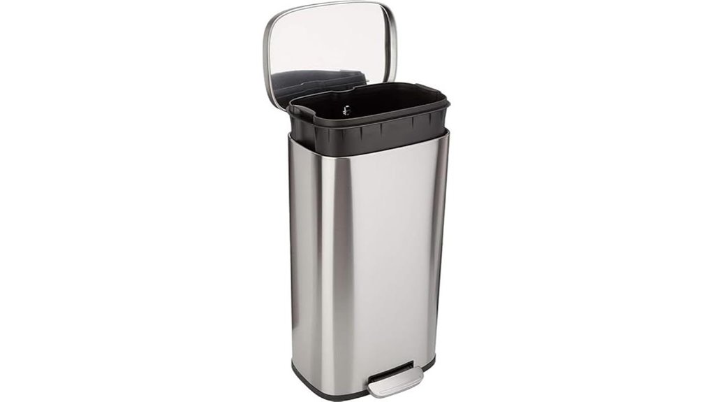 amazon basics trash can