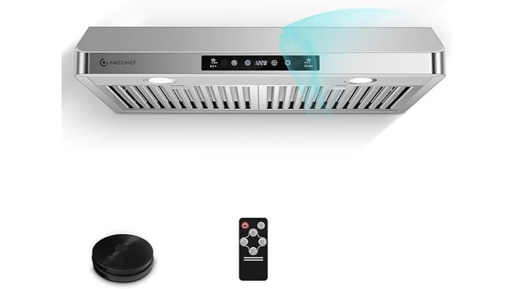 amzchef range hood cabinet