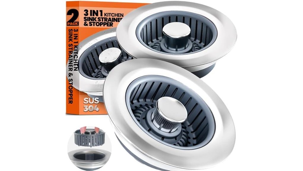 anti clog sink drain strainer