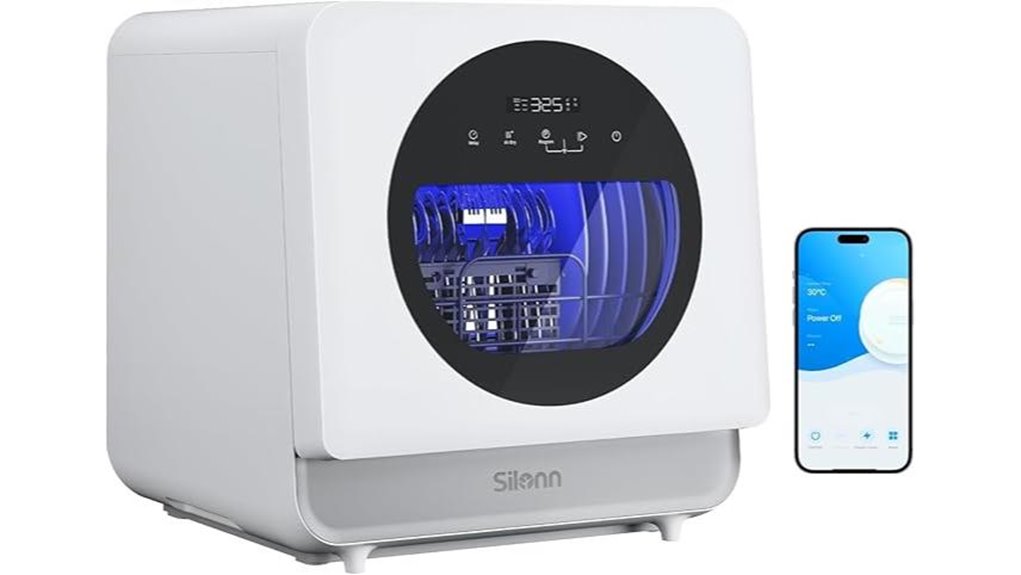app controlled portable dishwasher