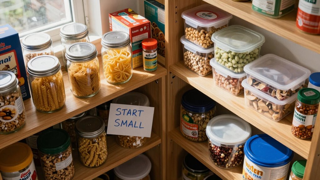 assess pantry start small