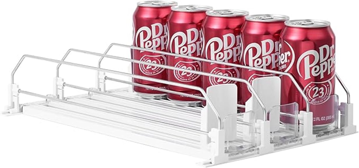 automatic fridge drink organizer
