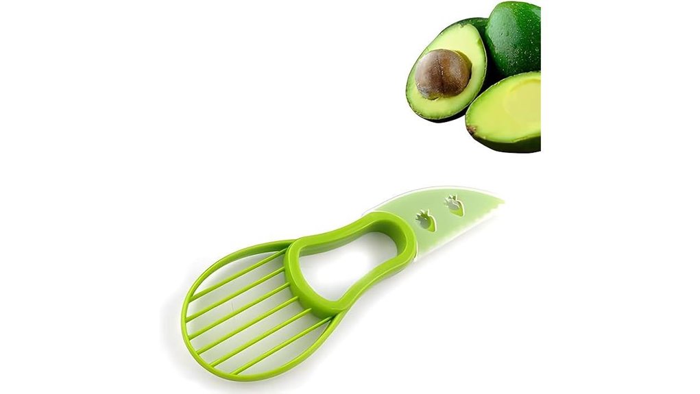 avocado peeling and slicing tool