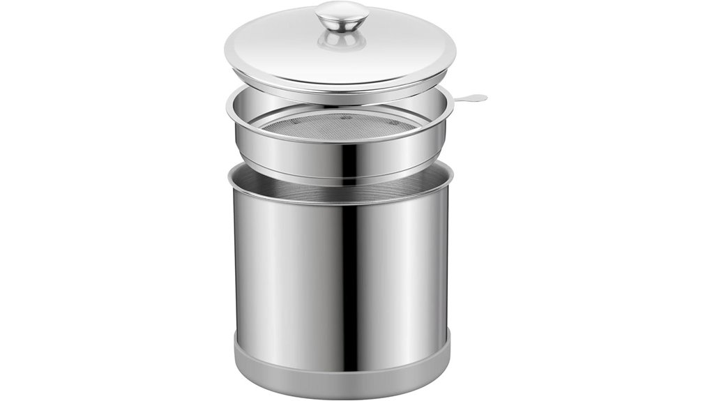 bacon grease storage container