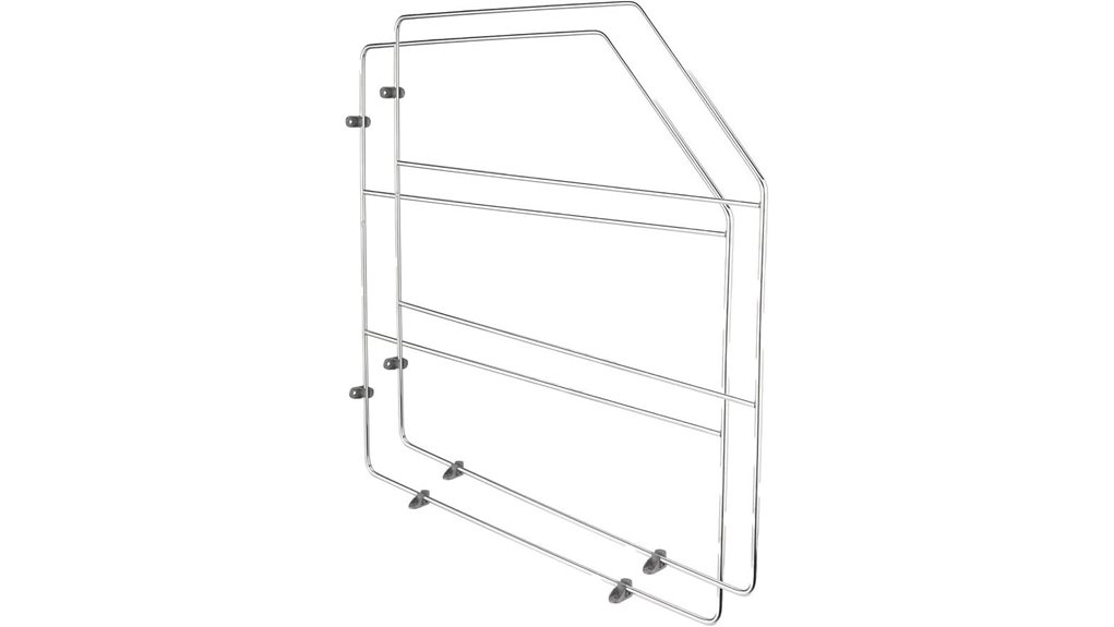 baking sheet organizer chrome