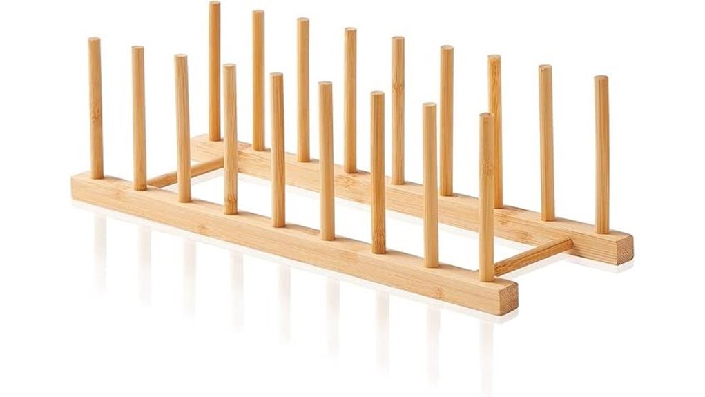 bamboo dish drying rack