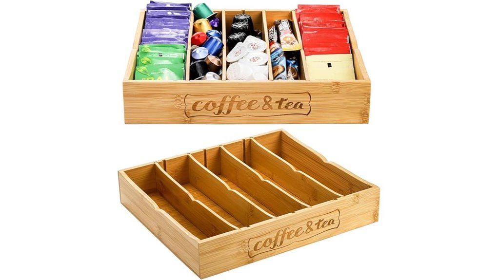 bamboo k cup organizer